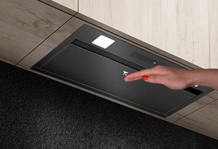 Вытяжка телескопическая Tornado MODUL TOUCH FREE 1200(60) BL LED — изображение 2