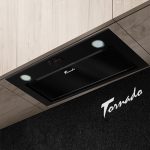 Hotă încorporabilă Tornado MODUL GLASS 750(60) BL LED culoare Negru