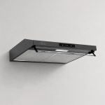 Кухонная вытяжка Tornado Biza 10(60) Touch Free FG BL Invertor, цвет черный, мотор инверторный, управление жестами
