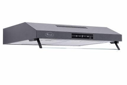 Кухонная вытяжка Tornado Biza 10(60) Touch Free FG BL Invertor, цвет черный, мотор инверторный, управление жестами — изображение 8