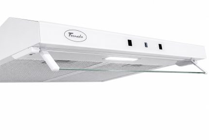 Кухонная вытяжка Tornado Biza 10(60) Touch Free FG WH Invertor - инверторная, управление жестами — изображение 4