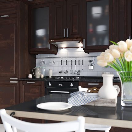 Вытяжка плоская классическая Tornado BONA 20(60) BL LED - Image 6