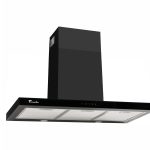 Вытяжка пристенная Tornado LARA 1200(90) BL LED, ширина 90 см, черный цвет