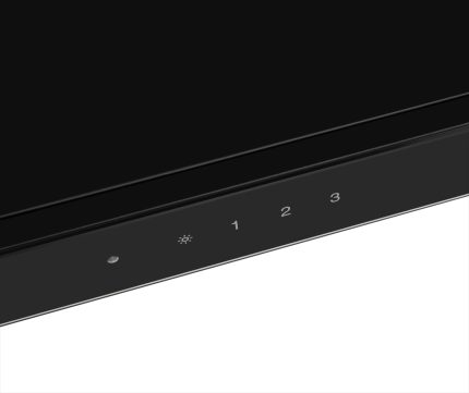 Вытяжка пристенная Tornado LARA 1200(90) BL LED, ширина 90 см, черный цвет — изображение 8