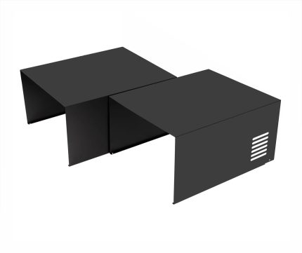 Вытяжка пристенная Tornado LARA 1200(90) BL LED, ширина 90 см, черный цвет — изображение 9