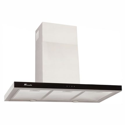 Вытяжка пристенная Tornado LARA 1200(90) IX-BL LED, ширина 90 см